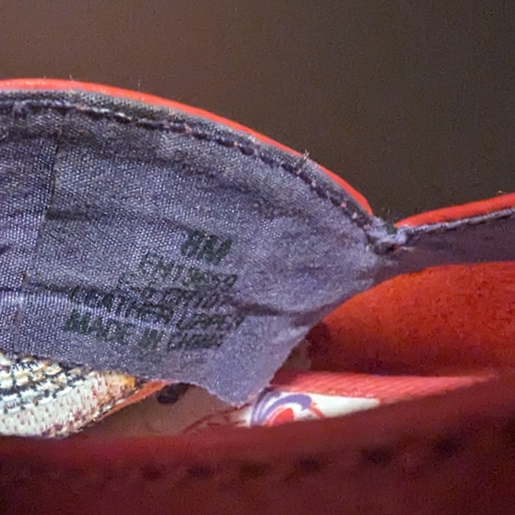 Vintage Grasshoppers by Keds Red Hat Society Leather Slip-Ons - Picture 5 of 5